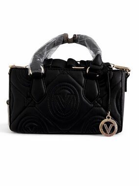 Valentino Orlandi Black Quilted Purse